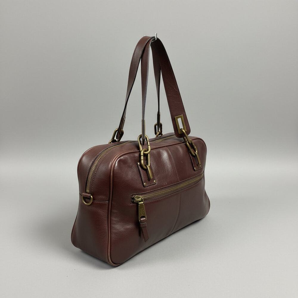 HOBO brown leather Two-Way satchel bag